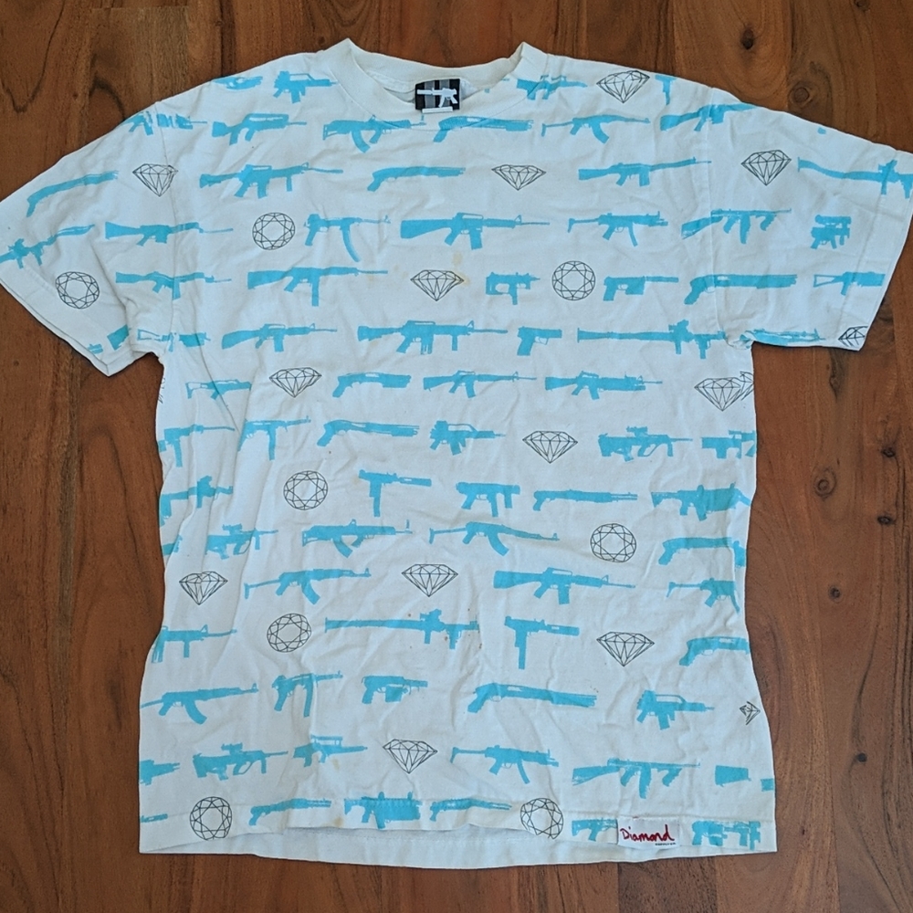 Rogue status x diamond supply t shirt